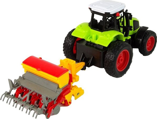 LeanToys Αγροτικό Όχημα Τρακτέρ με Πρέσα R/C 1:16 Πράσινο