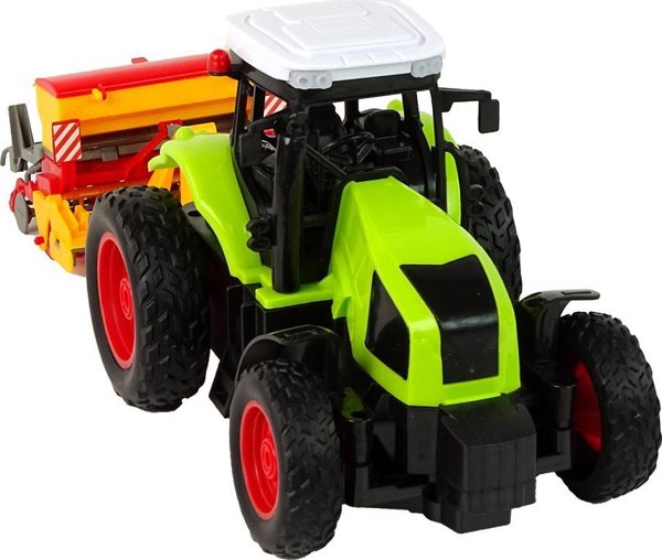 LeanToys Αγροτικό Όχημα Τρακτέρ με Πρέσα R/C 1:16 Πράσινο