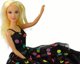 LeanToys Κούκλα Lucy Μαύρο Φόρεμα Πουά Μακρύ