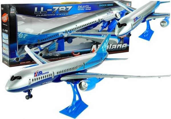 Βάση κίνησης Lean Sport Airplane, navy blue, 69 cm 8175357 5902808156802