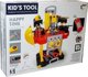 LeanToys Σετ Εργαλειοθήκης με Μπαταρίες 3 σε 1 Βαλίτσα Εργαστήριο 85 Στοιχεία 56εκ