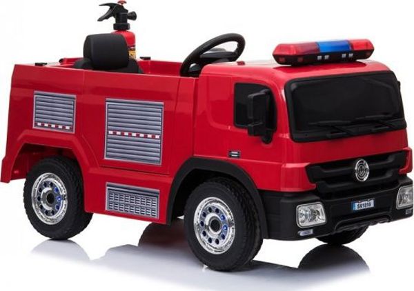 Lean Cars Παιδικό Όχημα με Μπαταρία Πυροσβεστικό Κόκκινο