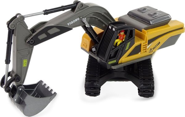 LeanToys Remote Controlled Crawler Excavator 2.4G Yellow LEAN Toys 14394655 5905210000000