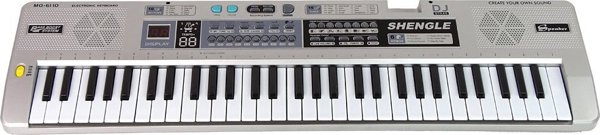 Πληκτρολόγιο LeanToys MQ-6110 Mikrofon Organki 61 Klawiszy LEAN Toys