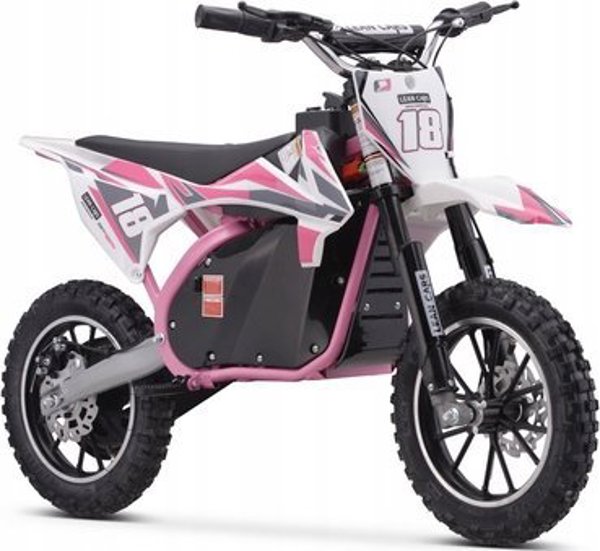 Lean Cars Μοτοσικλέτα Crossowy TRAIL KING με Μπαταρία HP114E Ροζ