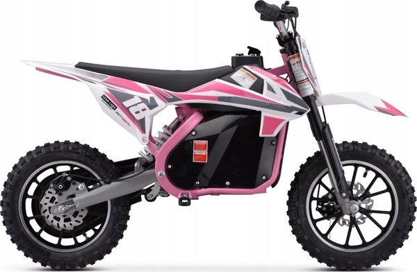 Lean Cars Μοτοσικλέτα Crossowy TRAIL KING με Μπαταρία HP114E Ροζ