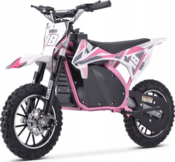 Lean Cars Μοτοσικλέτα Crossowy TRAIL KING με Μπαταρία HP114E Ροζ