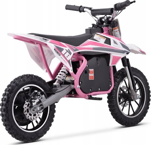 Lean Cars Μοτοσικλέτα Crossowy TRAIL KING με Μπαταρία HP114E Ροζ