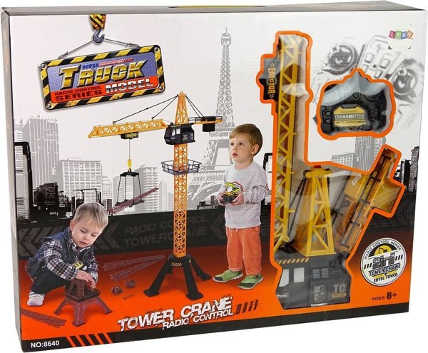 LeanToys Υψηλός Γερανός Κατασκευής 90 cm Τηλεχειριστήριο R/C Πύργος του Άιφελ