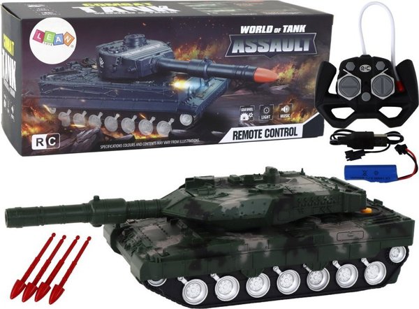 Τηλεκατευθυνόμενο Άρμα RC 27 MHz Πράσινο LEAN Toys 14399755 5905884452332