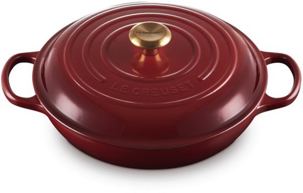 le creuset Le Creuset Signature Μαντεμένια Ρηχή Κατσαρόλα 30cm rhone (21180309494441)