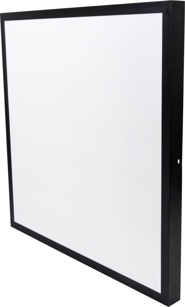 LED πάνελ 40W 4000K 4000lm, 60x60, επιφάνεια - ενσωματωμένο 2σε1 μαύρο