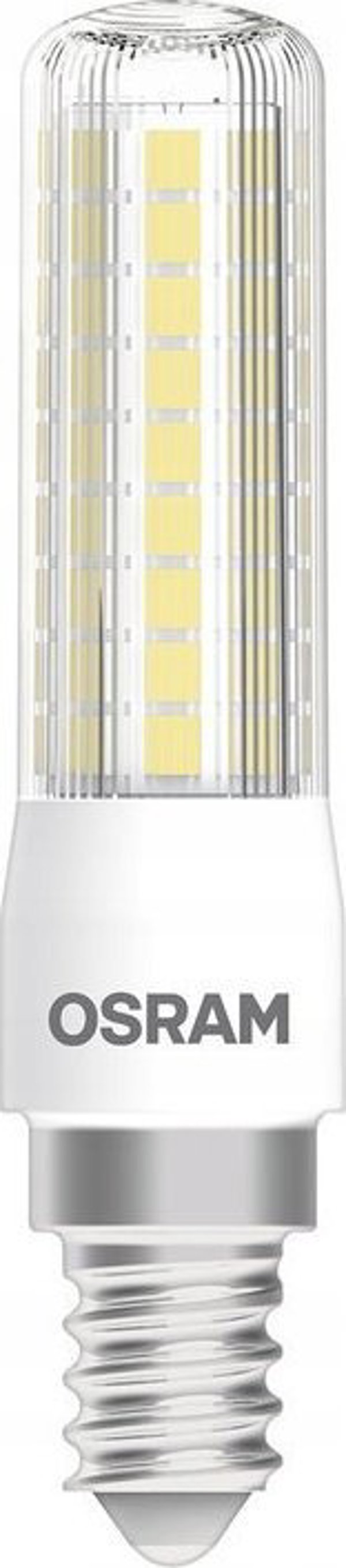 Λάμπα LEDVANCE LED λεπτή E14 827, ρυθμιζόμενη LEDTSLIM60DC7W827E14