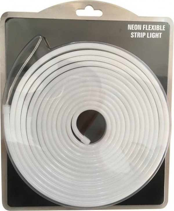 LED ταινία NEON FLEX 24Vdc, 7.2W/m, 120LED/m, ουδέτερο λευκό, 6x12mm, 5m καρούλι, IP67
