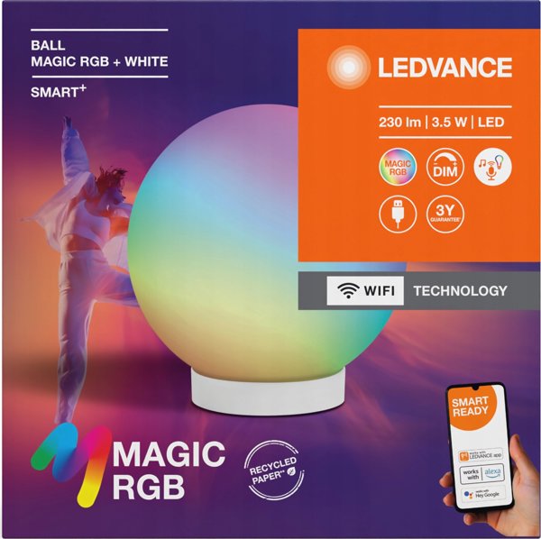 Ledvance ΦΩΤΙΣΤΙΚΟ SMART 3.5W 230LM WIFI USB DIM