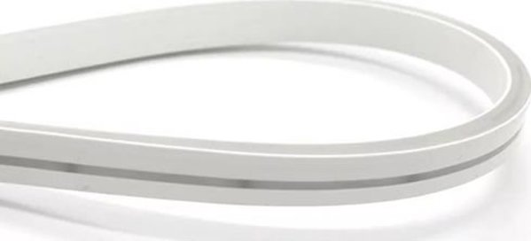 LED ταινία NEON FLEX 12Vdc, 9.6W/m, 144LED/m, ζεστό λευκό, 4x10mm, 5m ρολό, IP68