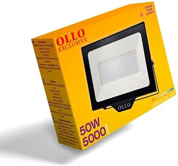 LED Ανθεκτικός στην υγρασία εξωτερικός προβολέας 50W, 5000Lm, 4000K, IP65
