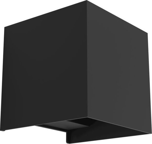 LED wall lamp EGLO VALMONTONE, 2 x 3 W, 400 lm, 3000K, black, 10x10x10cm