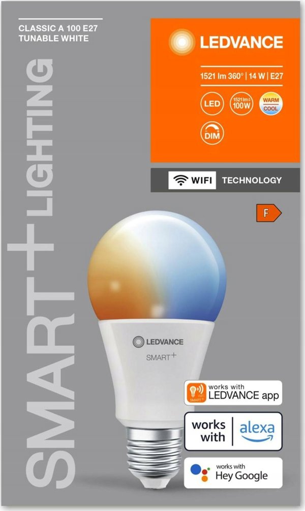 Ledvance LED BULB WIFI A100 E27 14W 1521LM TW 14078921 4058075778702