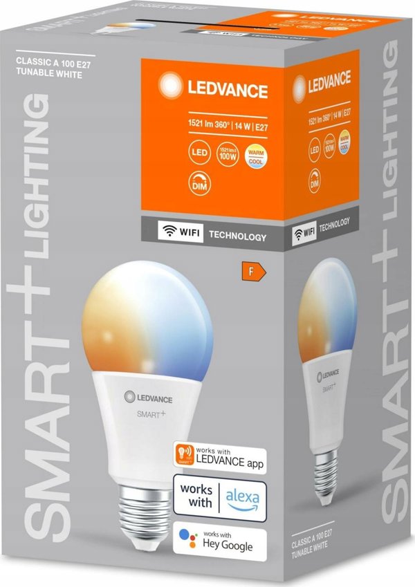 Ledvance LED BULB WIFI A100 E27 14W 1521LM TW 14078921 4058075778702