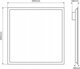 LED φωτιστικό πάνελ 40W, 60x60cm, 4800lm, 120lm/W, ουδέτερο λευκό 4000K, 0-10V ελεγχόμενο, LED line PRIME
