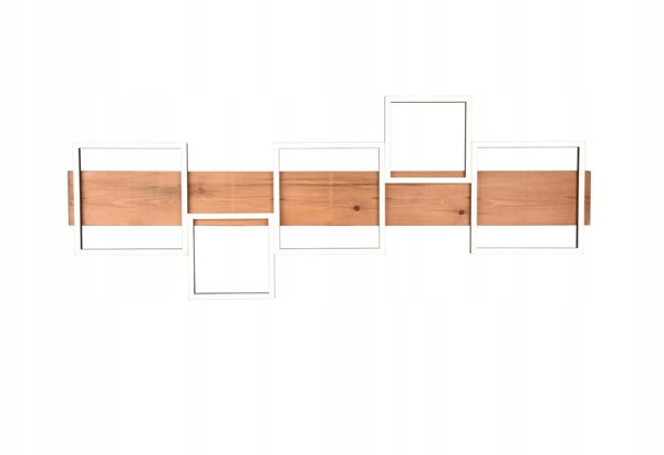 LED ceiling light TRIO Harper, 42W, 3000K, 5700lm, black/gold, 115 x 44 x 7 cm