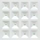 LED φωτιστικό 60x60, 230Vac 15-36W 2250-5040lm, 4000K ουδέτερο λευκό, DIORA, LED line