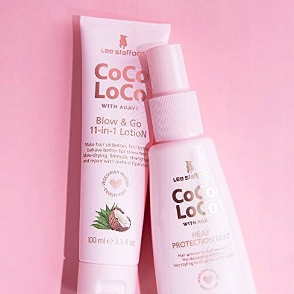 Lee Stafford Coco Loco Blow & Go 11-in-1 Lotion - Leave-in Θεραπεία Μαλλιών 150ml