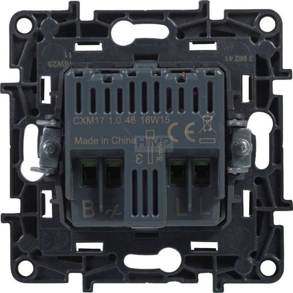 Legrand Περιστροφικός ροοστάτης Legrand Niloe Step 863152 για λαμπτήρες και αλογόνους 5-300W λευκός