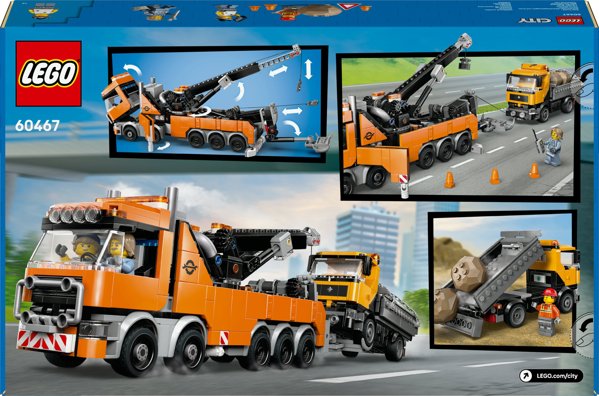 LEGO City 60467 Heavy Duty Tow Truck with Crane