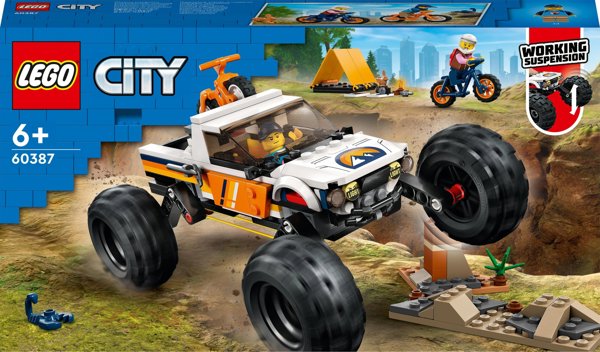 Περιπέτειες με αυτοκίνητο 4x4 LEGO City (60387)
