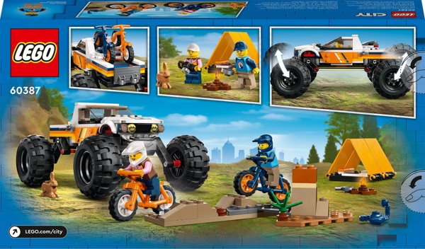 Περιπέτειες με αυτοκίνητο 4x4 LEGO City (60387)