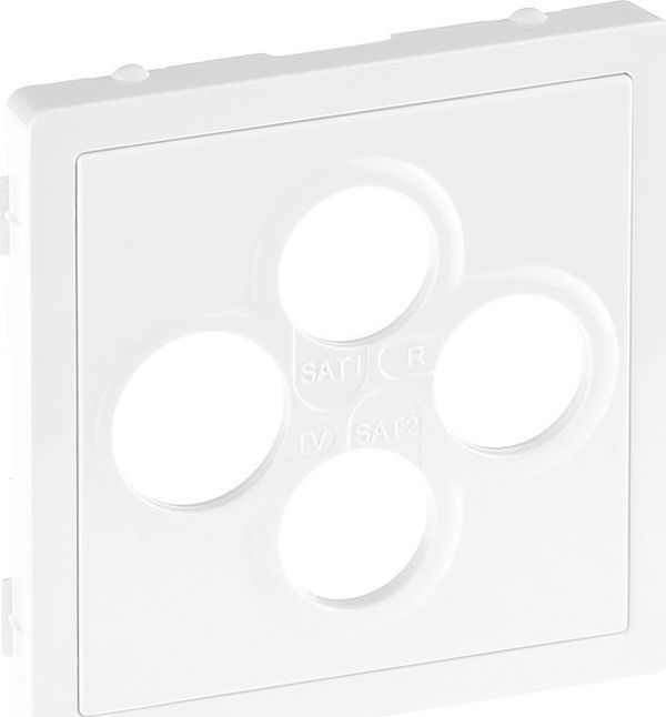 Legrand Valena Life Πλακέτα Πρίζας TV-RD-SAT-SAT, Λευκό, 754810