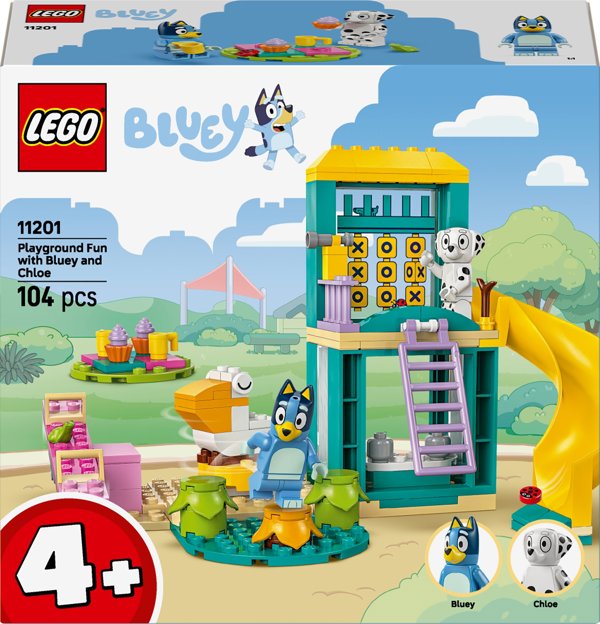 LEGO Bluey 11201 Σετ Κατασκευής - Οι Διασκεδαστικές Στιγμές του Bluey και της Bingo στην Παιδική Χαρά