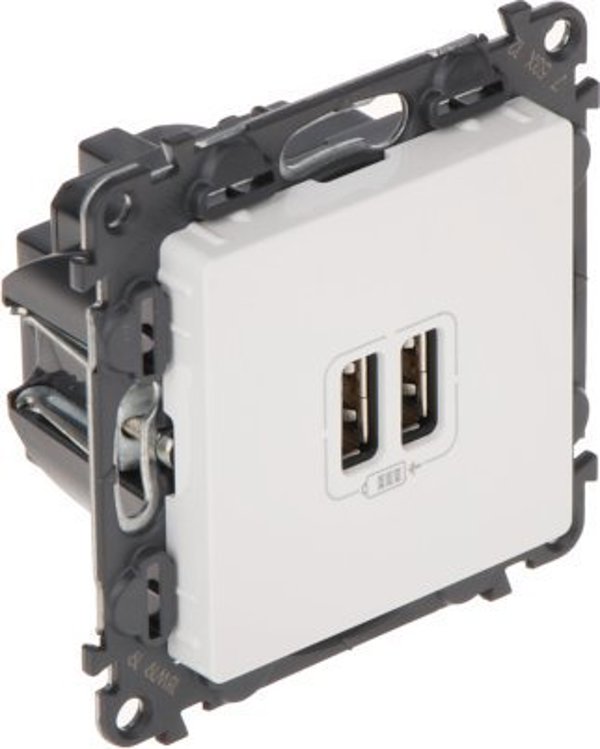 Legrand Valena Life Πρίζα Φόρτισης 2 Θυρών USB 2.4A/5V - LE-753112