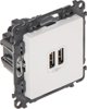 Legrand Valena Life Πρίζα Φόρτισης 2 Θυρών USB 2.4A/5V - LE-753112