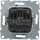 Legrand SUNO - Περιστροφικός ροοστάτης - 240 V~ - 50 Hz - 5 - 75 W (10 λάμπες μέγ.) για LED λάμπες με δυνατότητα ρύθμισης φωτεινότητας - χωρίς ουδέτερο ακροδέκτη, Μαύρο - Legrand 721479 himp
