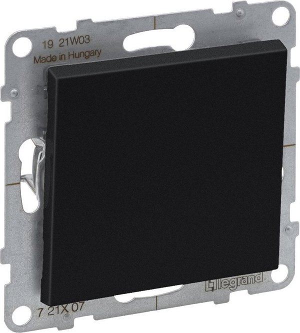Legrand SUNO - Διακόπτης διασταύρωσης - 10 AX - 250 V~ - βιδωτοί ακροδέκτες, Μαύρο - Legrand 721407 himp