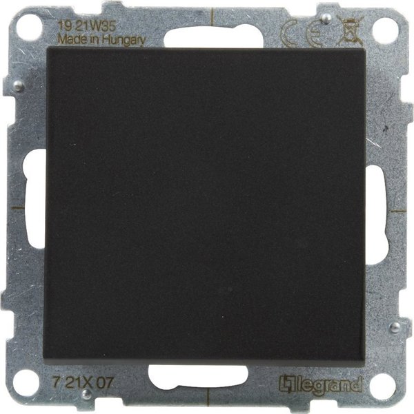 Legrand SUNO - Διακόπτης διασταύρωσης - 10 AX - 250 V~ - βιδωτοί ακροδέκτες, Μαύρο - Legrand 721407 himp