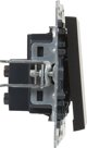 Legrand SUNO - Διακόπτης διασταύρωσης - 10 AX - 250 V~ - βιδωτοί ακροδέκτες, Μαύρο - Legrand 721407 himp