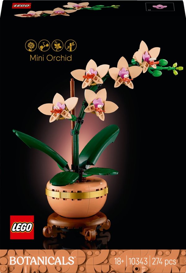 LEGO(R) BOTANICALS 10343 (6τμχ) Μικρή ορχιδέα