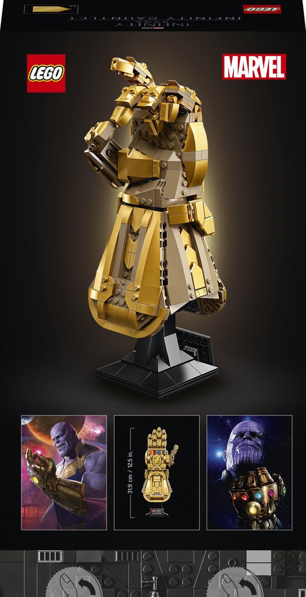 LEGO Marvel Infinity Gauntlet - Γάντι του Άπειρου (76191) - Σετ Κατασκευής για Ενήλικες