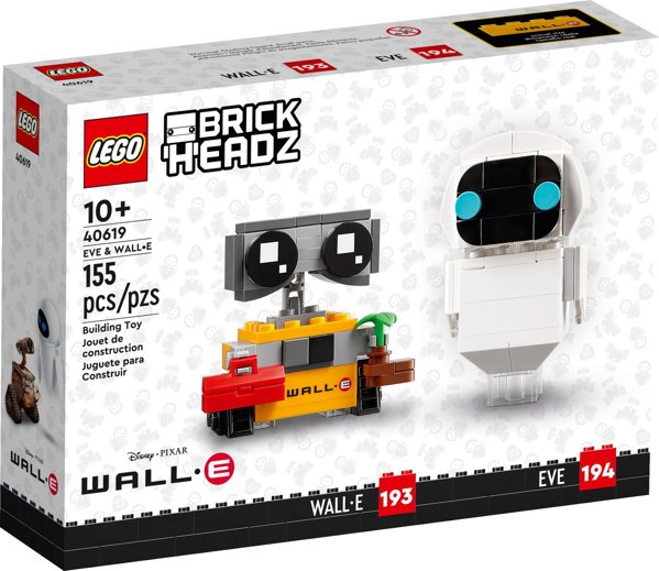 LEGO BrickHeadz EVE και WALL-E (40619) 12931785 5702017424019