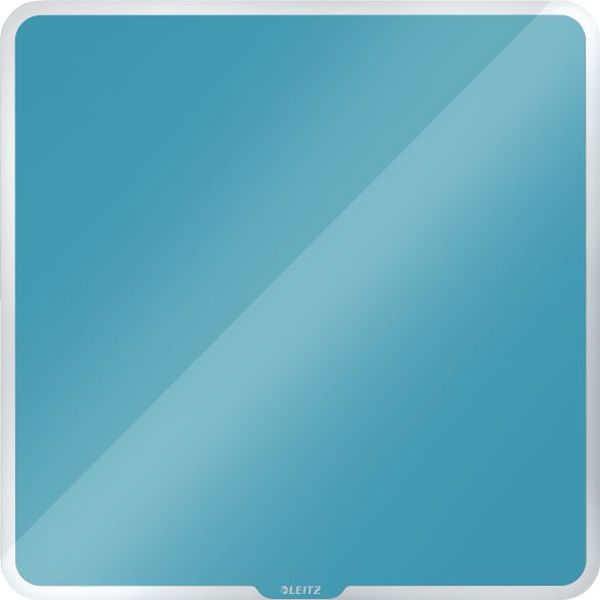 Leitz Cosy Γυάλινος Μαγνητικός Πίνακας 45x45cm, Μπλε - 70440061