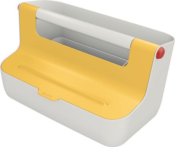 Leitz Cosy Φορητό Δοχείο Αποθήκευσης με Λαβή, 61250019, Κίτρινο