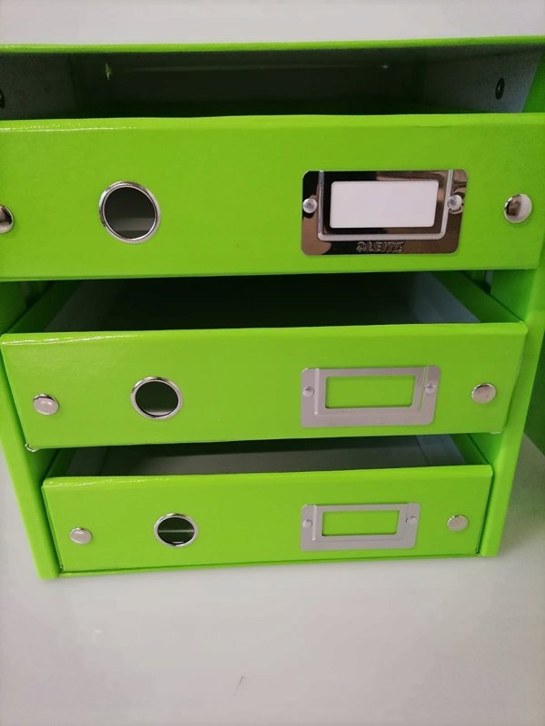 Leitz Click & Store Θήκη Αρχειοθέτησης με 4 Συρτάρια, A4, Πράσινο Χρώμα