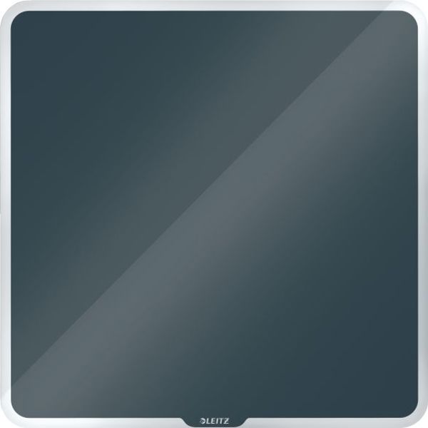 Γυάλινος μαγνητικός πίνακας Leitz Cosy 45x45cm, γκρι 70440089