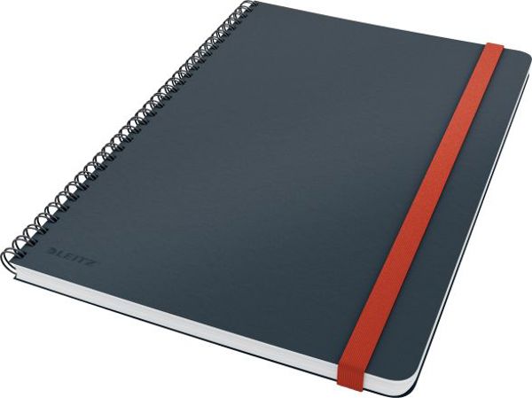 Σημειωματάριο Leitz Cosy Hardcover B5, Καρέ, Γκρι, 80 Φύλλων