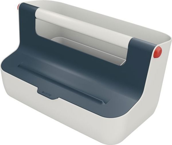 Leitz Cosy Φορητό Δοχείο Αποθήκευσης με Λαβή, Γκρι, 61250089