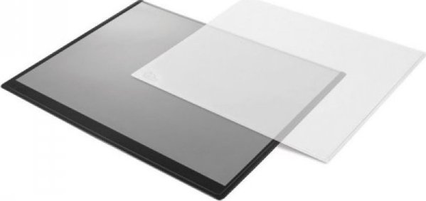 Leitz Table mat Forpus, 50x63cm, black with transparent cover Raised 1010-501